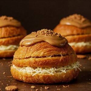 Dubai Kunafa Croissants Biscoff