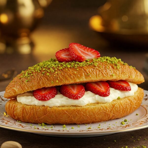 Dubai Kunafa Croissants Strawberry